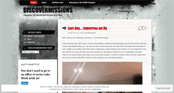 Desktop Screenshot of discovermissions.wordpress.com