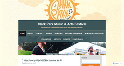 Desktop Screenshot of clarkparkfest.wordpress.com