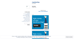 Desktop Screenshot of nastenka.wordpress.com