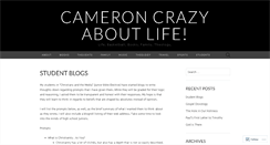 Desktop Screenshot of cameroncrazydude.wordpress.com