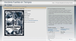 Desktop Screenshot of hombresfuertes.wordpress.com
