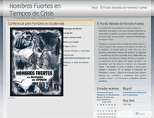 Tablet Screenshot of hombresfuertes.wordpress.com