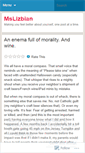 Mobile Screenshot of mslizbian.wordpress.com