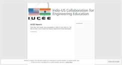 Desktop Screenshot of iucee3.wordpress.com