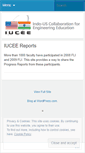 Mobile Screenshot of iucee3.wordpress.com