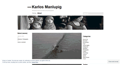 Desktop Screenshot of karlosmanlupig.wordpress.com