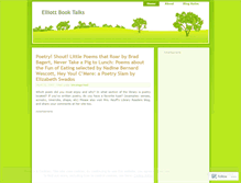 Tablet Screenshot of elliottbooktalk.wordpress.com