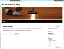 Tablet Screenshot of mirandatenis.wordpress.com