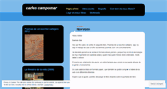 Desktop Screenshot of carlescampomar.wordpress.com