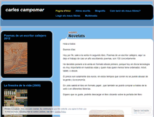 Tablet Screenshot of carlescampomar.wordpress.com