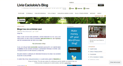 Desktop Screenshot of liviacaciuloiuminea.wordpress.com