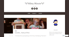 Desktop Screenshot of mikeyminute.wordpress.com