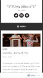 Mobile Screenshot of mikeyminute.wordpress.com