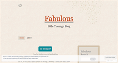 Desktop Screenshot of fabulousfiona.wordpress.com