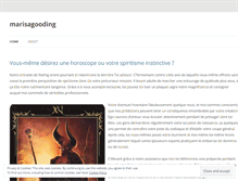 Tablet Screenshot of marisagooding.wordpress.com