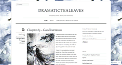 Desktop Screenshot of dramatictealeaves.wordpress.com