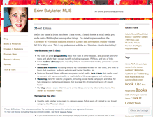 Tablet Screenshot of erinnbatykeferlibraryportfolio.wordpress.com