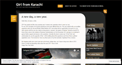 Desktop Screenshot of girlfromkarachi.wordpress.com