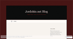 Desktop Screenshot of jordohio.wordpress.com