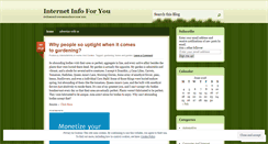 Desktop Screenshot of internetinfo4u.wordpress.com