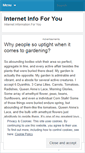 Mobile Screenshot of internetinfo4u.wordpress.com