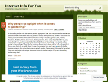 Tablet Screenshot of internetinfo4u.wordpress.com