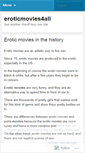 Mobile Screenshot of eroticmovies4all.wordpress.com