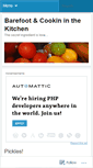 Mobile Screenshot of barefootnkitchen.wordpress.com