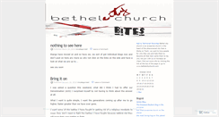 Desktop Screenshot of bethelbites.wordpress.com