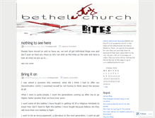 Tablet Screenshot of bethelbites.wordpress.com