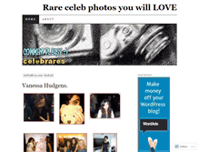 Tablet Screenshot of celebrares.wordpress.com