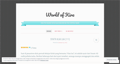 Desktop Screenshot of kiraitomy.wordpress.com