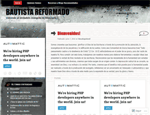 Tablet Screenshot of bautistasreformadoss.wordpress.com