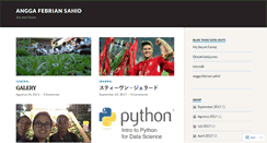 Desktop Screenshot of anggafs.wordpress.com