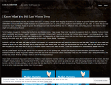 Tablet Screenshot of carlyledbetter.wordpress.com