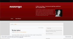 Desktop Screenshot of meanoreyes.wordpress.com