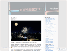 Tablet Screenshot of lostreseiscinco.wordpress.com