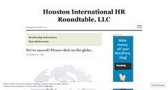 Desktop Screenshot of houstoninternationalhr.wordpress.com