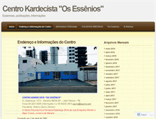 Tablet Screenshot of essenios.wordpress.com