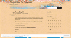 Desktop Screenshot of fabianegentil.wordpress.com