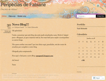 Tablet Screenshot of fabianegentil.wordpress.com