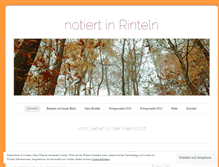 Tablet Screenshot of meinrinteln.wordpress.com