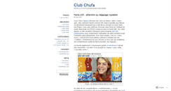 Desktop Screenshot of clubchufa.wordpress.com