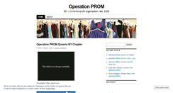 Desktop Screenshot of operationprom.wordpress.com