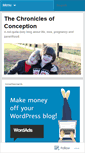 Mobile Screenshot of chroniclesofconception.wordpress.com