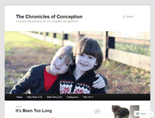 Tablet Screenshot of chroniclesofconception.wordpress.com
