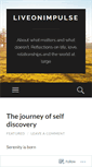 Mobile Screenshot of liveonimpulse.wordpress.com