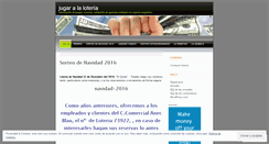 Desktop Screenshot of loterianecblau.wordpress.com