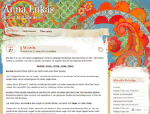 Tablet Screenshot of annalukas.wordpress.com