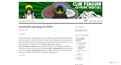 Desktop Screenshot of clubpenguinextremefighters.wordpress.com